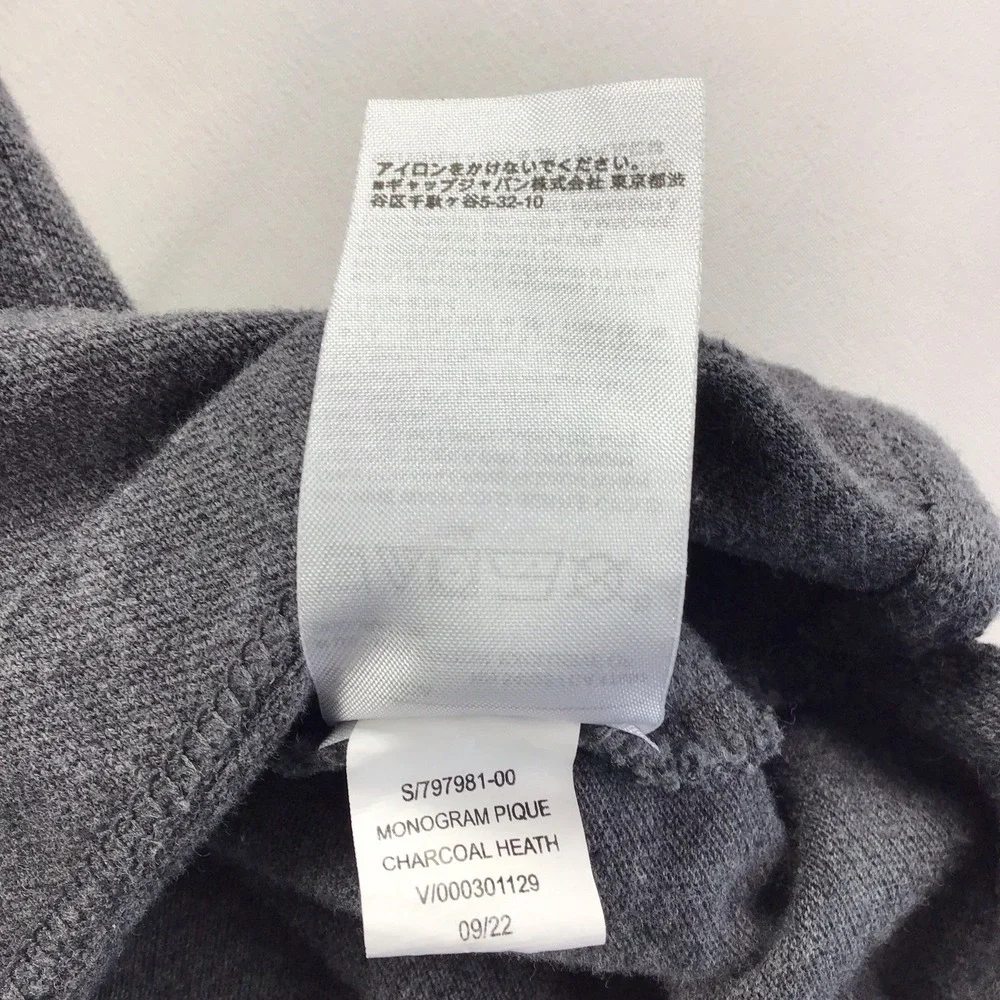Banana Republic Polo Shirt with Elephant Logo Casual Cotton Men's XL Gray
